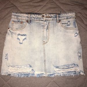 Denim skirt